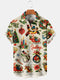 Men's Christmas Funny Graphic Short Sleeve Hawaiian Shirt